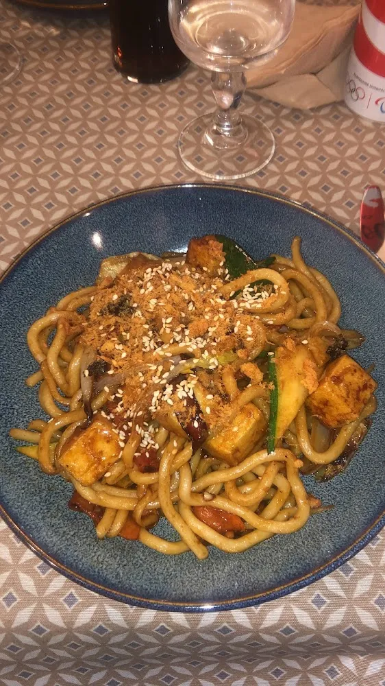 Udon Nudeln Mit Tofu